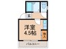 浅田ハイツ 1Rの間取り