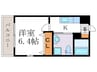 グランドーリアJR円町駅前 1Kの間取り