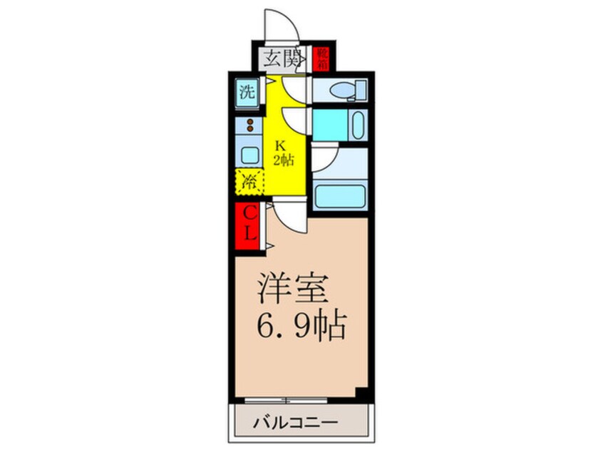 間取図 ソルテラスOSAKA　EAST　GATE