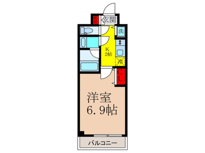 間取図 ソルテラスOSAKA　EAST　GATE