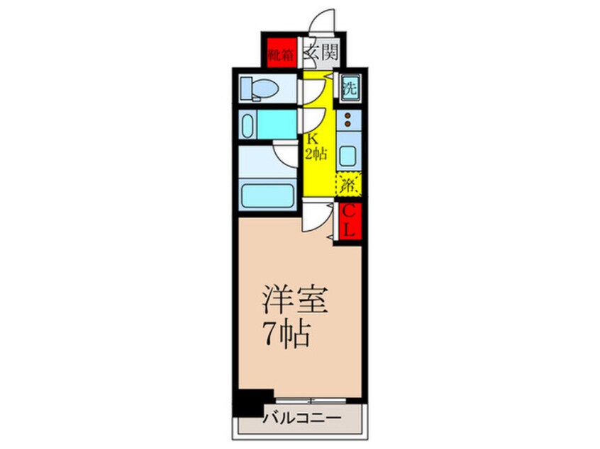 間取図 ソルテラスOSAKA　EAST　GATE