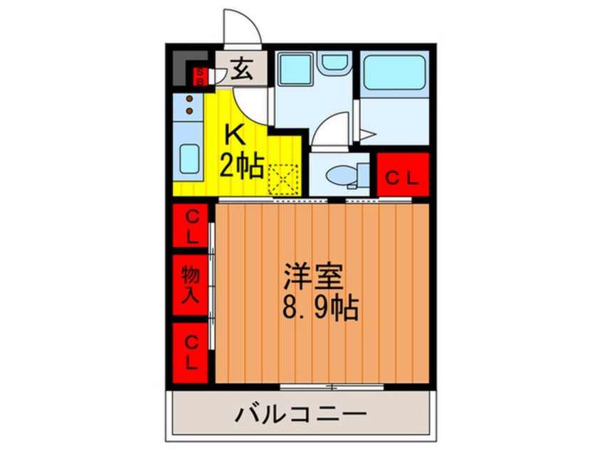 間取図 リブリ・KADOMA