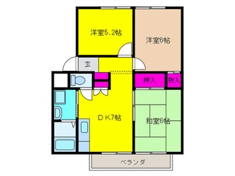 間取図 ハウゼ加茂