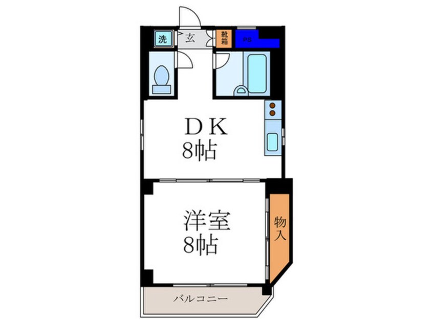 間取図 グランド－ム春日