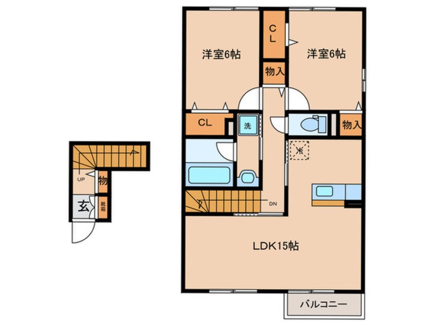 間取図 リュミエ－ル