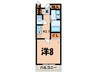 グリ－ンピア中川Ⅱ号館 1Kの間取り