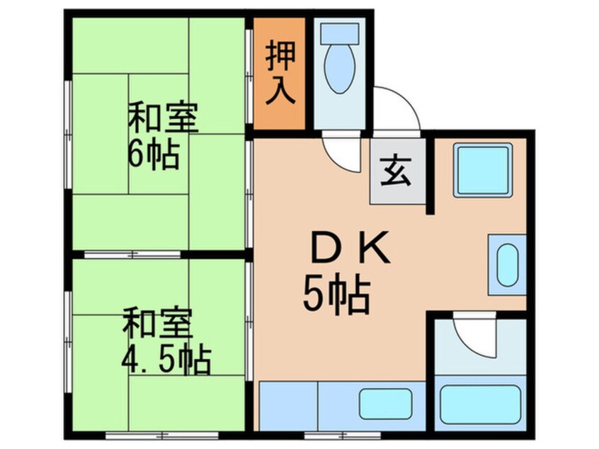 間取図 プリンスⅠ