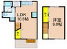 神原　増田様貸家 1LDKの間取り