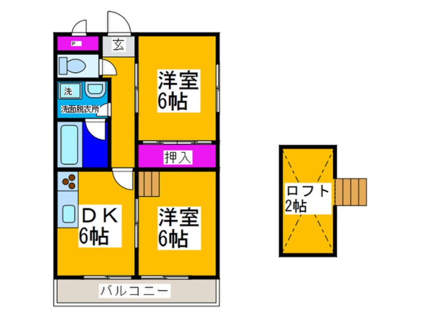 間取図 スカイスィ－ト