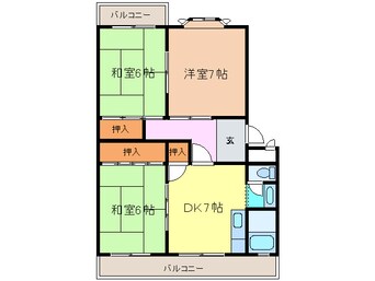 間取図 村田第2マンション