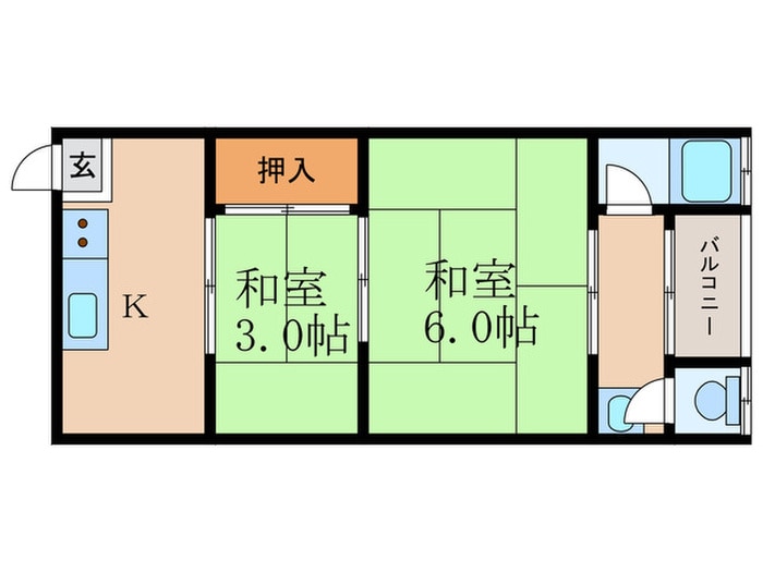 間取り図 みのり荘