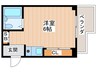 パーソナル公栄 1Rの間取り
