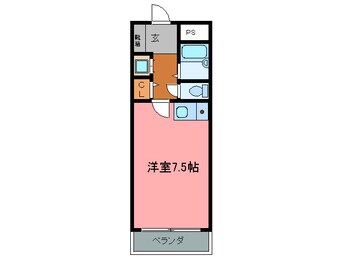 間取図 クロ－バ－ハイツ