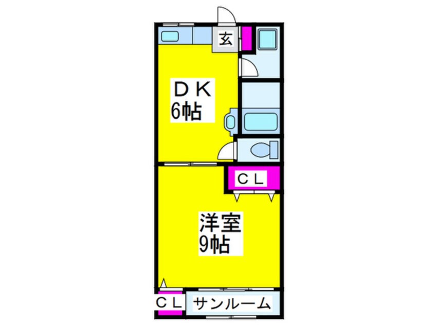 間取図 サウスヒル