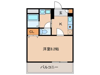 間取図 アンプル－ルフェ－ル椋