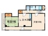 パ－クハイツ杭瀬 2LDKの間取り