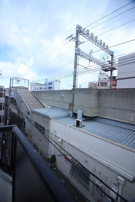 室内からの展望 岡本駅前マンション