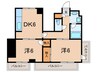 芳友ビル 2DKの間取り