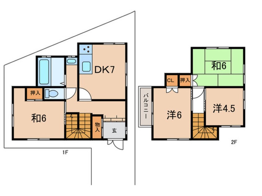 間取図 向陽３丁目戸建