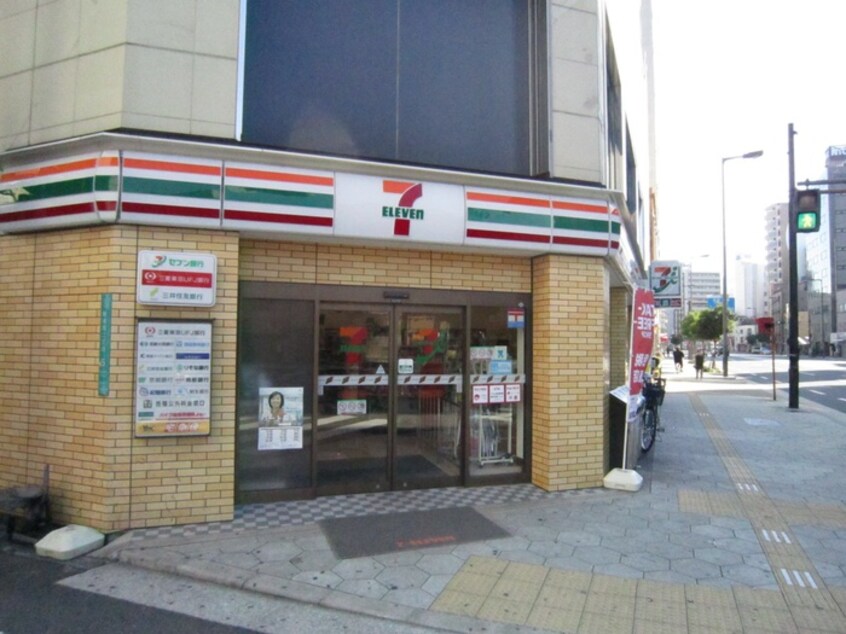 セブンイレブン(コンビニ)まで44m ﾌﾟﾚｻﾝｽ大国町ｱﾄﾞﾛｯｿ(1103)