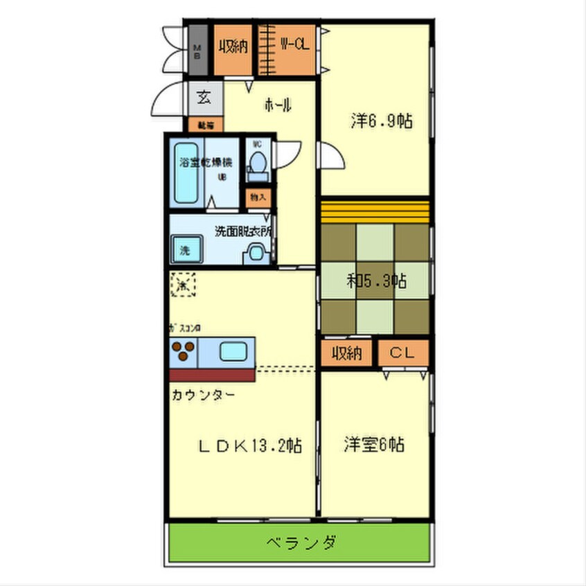 間取図 レクエルド藤