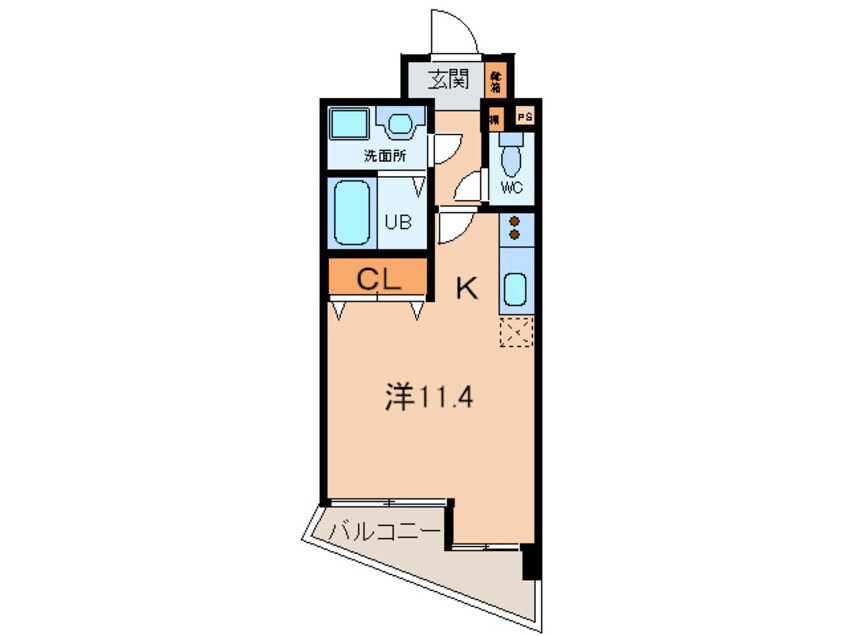 間取図 シオン中山