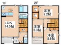 パルファンシャーメゾンの間取図