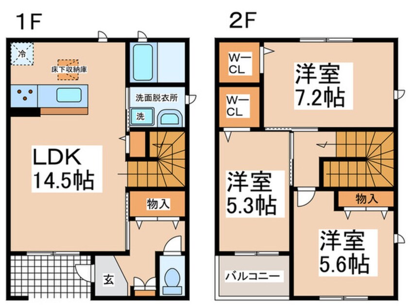 間取図 パルファンシャーメゾン