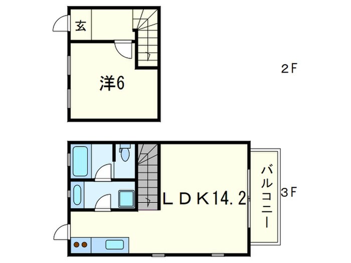 間取り図 ﾅｶﾞ-ﾆｬ2000（NaGania2000)