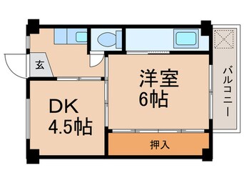 間取図 ビレッジハウス鴻池２号棟