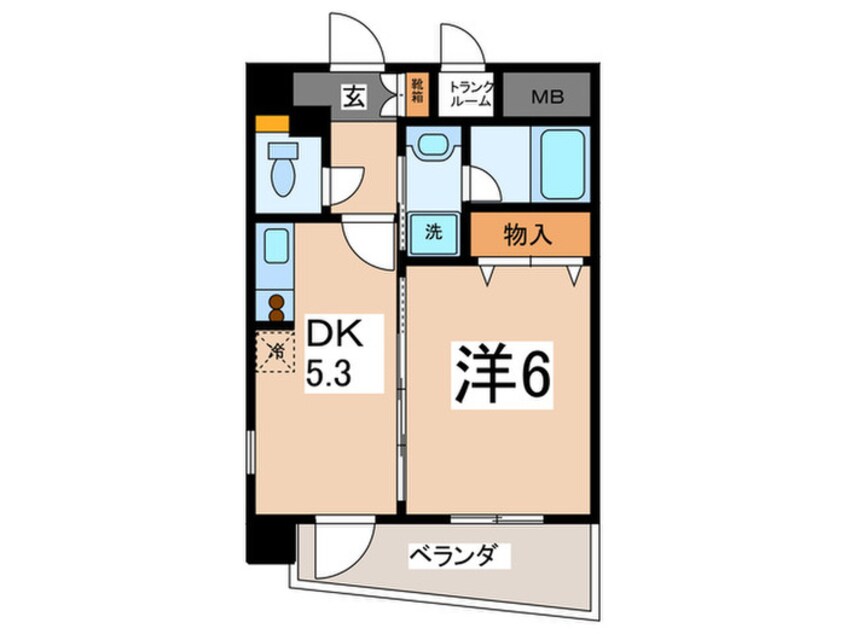 間取図 ヴィ－タ ラフィナ－タ