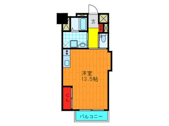 間取図 ブランリス古川橋