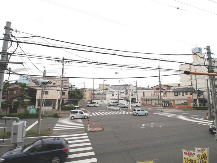 室内からの展望 高木ハイツ