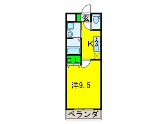 間取図 コンフォート弁天