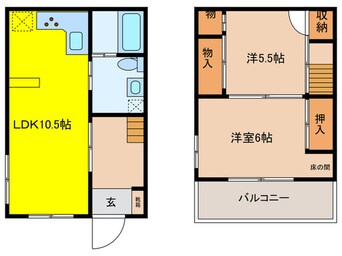 間取図 TSUBAKI HOUSE
