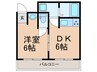 TKホーム 1DKの間取り