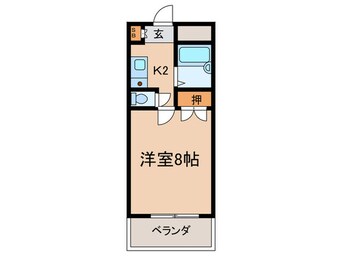 間取図 カサアカデミカ