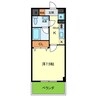 BRVEGHEL（ﾌﾞﾘｭｰｹﾞﾙ） 1Kの間取り