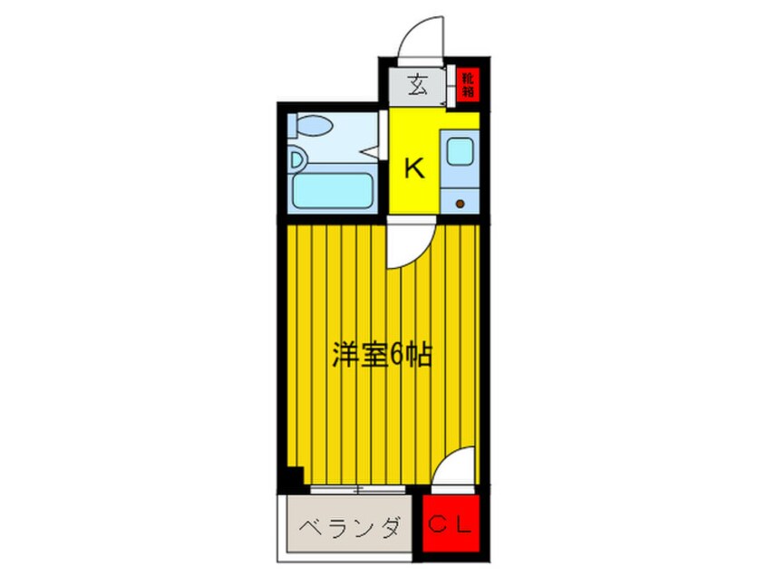 間取図 メゾンコスモ御殿山