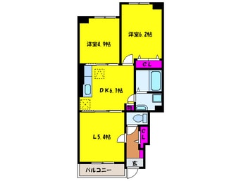 間取図 サニ－パ－クⅢ