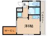 ヴィアリッツ塚口 1Rの間取り