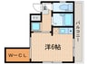 ヴィアリッツ塚口 1Rの間取り