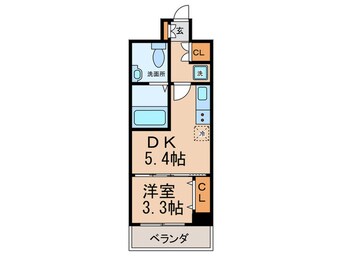 間取図 La CASA天王寺