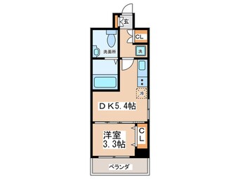 間取図 La CASA天王寺