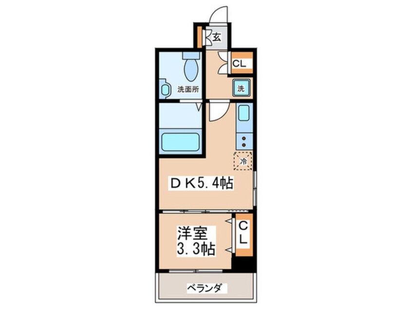 間取図 La CASA天王寺