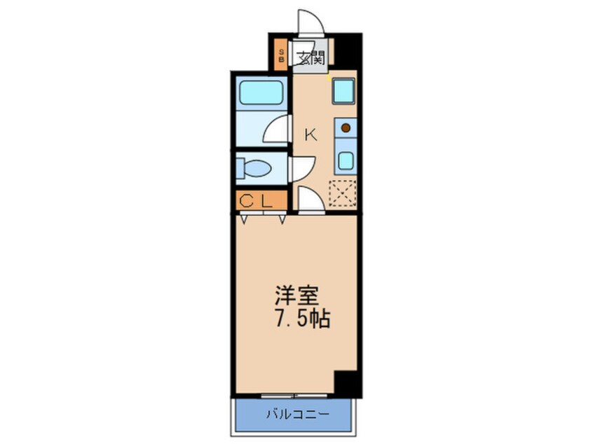 間取図 プリマヴェーラ天満