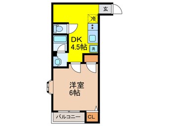 間取図 ヴェルヘル生駒Ⅰ