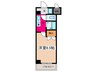 Panny　Lane 1Kの間取り