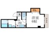 グリ－ンヒル上立売 1Kの間取り