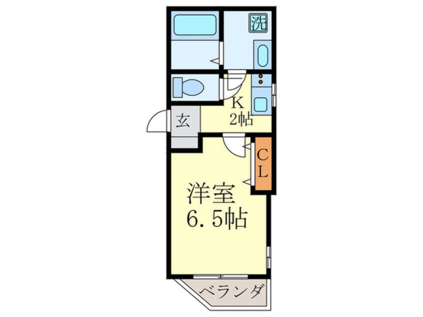 間取図 グリ－ンヒル上立売